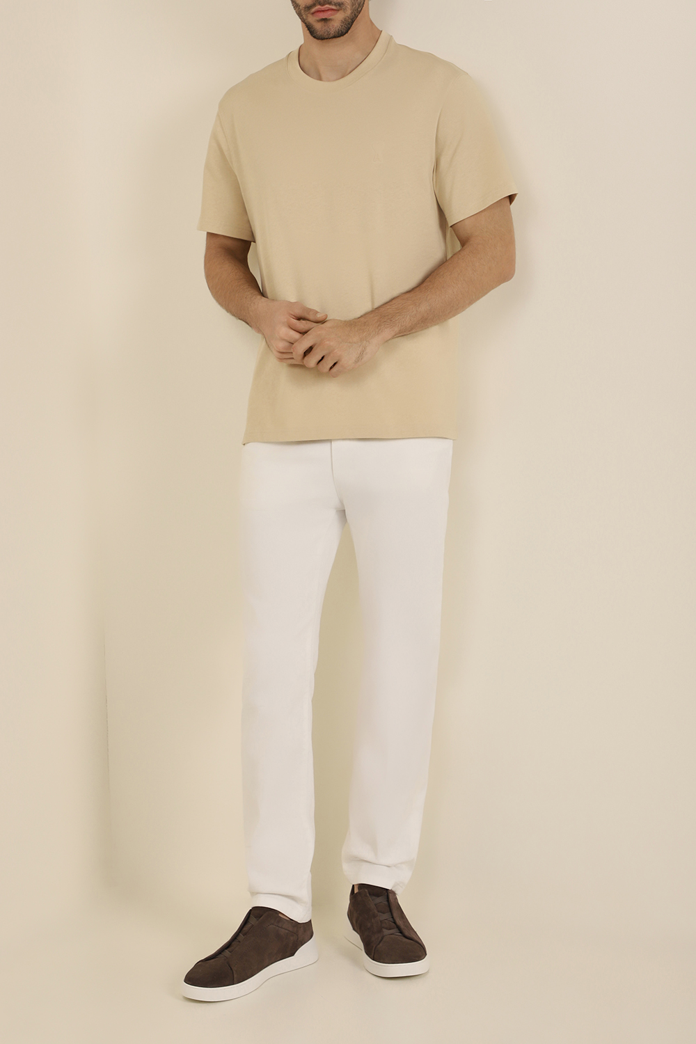 מכנסי ג'ינס בגזרה ישרה ZEGNA